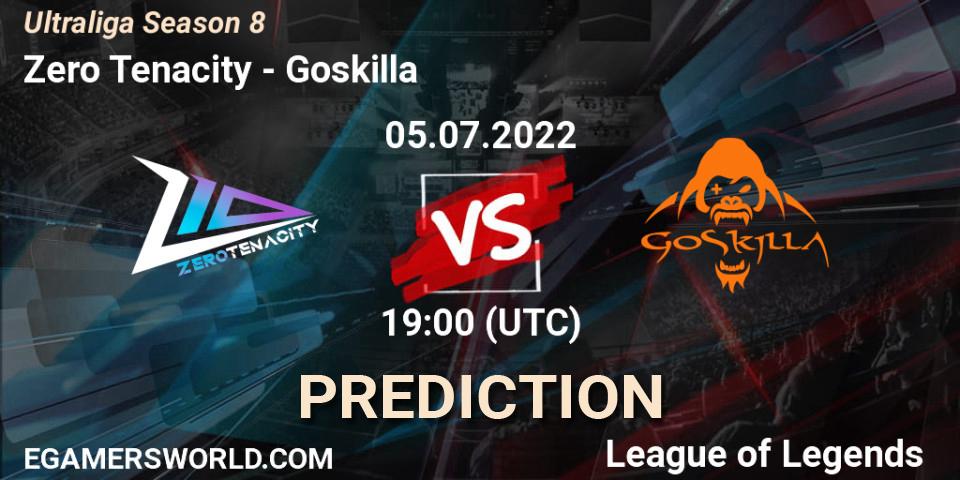 Zero Tenacity - Goskilla: ennuste. 05.07.2022 at 19:00, LoL, Ultraliga Season 8