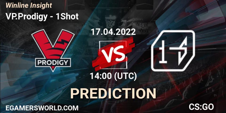 VP.Prodigy - 1Shot: ennuste. 17.04.2022 at 14:30, Counter-Strike (CS2), Winline Insight