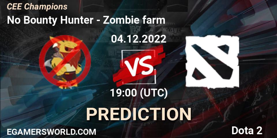 No Bounty Hunter - Zombie farm: ennuste. 04.12.2022 at 19:00, Dota 2, CEE Champions