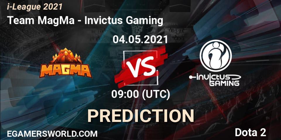 Team MagMa - Invictus Gaming: ennuste. 04.05.2021 at 09:22, Dota 2, i-League 2021 Season 1