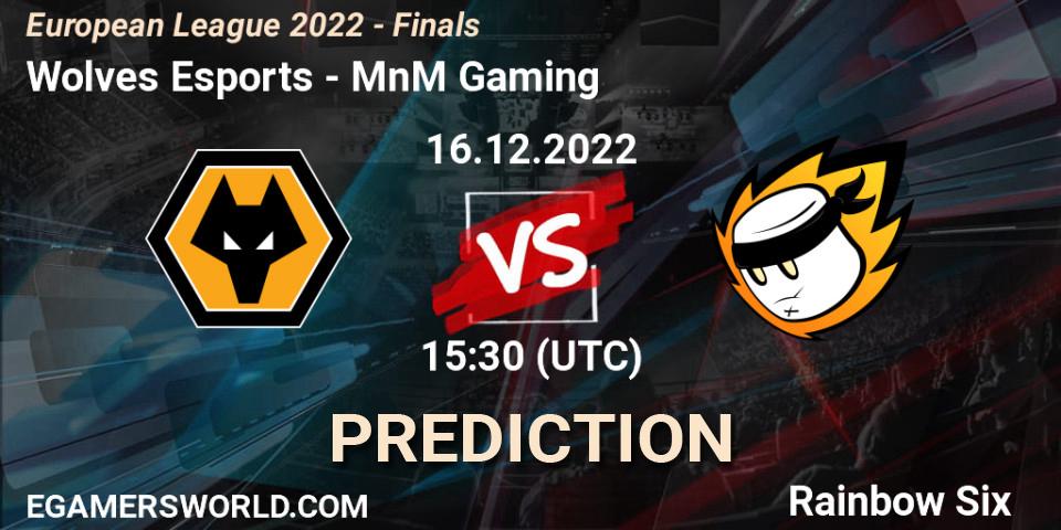 Wolves Esports - MnM Gaming: ennuste. 16.12.22, Rainbow Six, European League 2022 - Finals