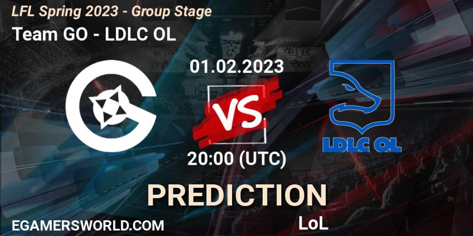 Team GO - LDLC OL: ennuste. 01.02.23, LoL, LFL Spring 2023 - Group Stage