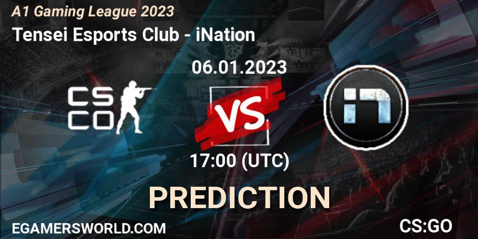 Tensei Esports Club - iNation: ennuste. 06.01.23, CS2 (CS:GO), A1 Gaming League 2023