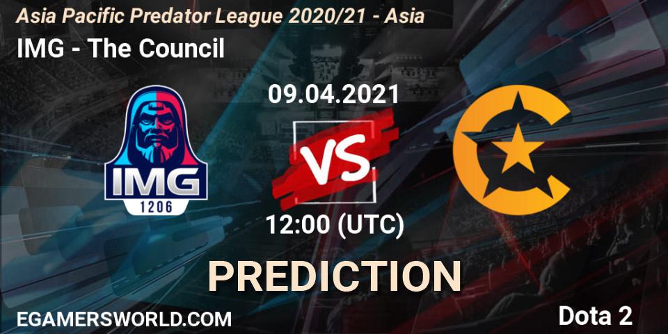 IMG - The Council: ennuste. 09.04.2021 at 12:00, Dota 2, Asia Pacific Predator League 2020/21 - Asia