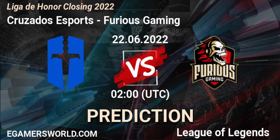 Cruzados Esports - Furious Gaming: ennuste. 22.06.22, LoL, Liga de Honor Closing 2022