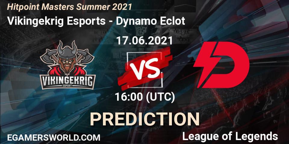 Vikingekrig Esports - Dynamo Eclot: ennuste. 17.06.2021 at 16:30, LoL, Hitpoint Masters Summer 2021
