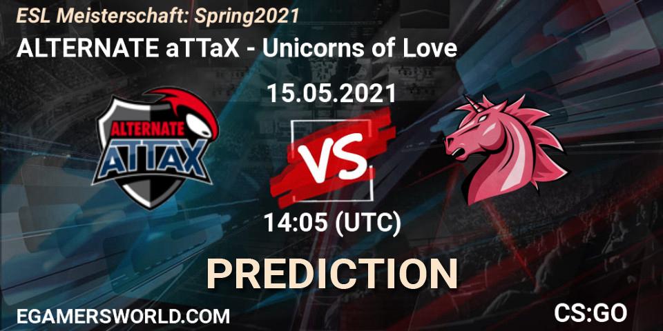 ALTERNATE aTTaX - Unicorns of Love: ennuste. 15.05.2021 at 13:35, Counter-Strike (CS2), ESL Meisterschaft: Spring 2021
