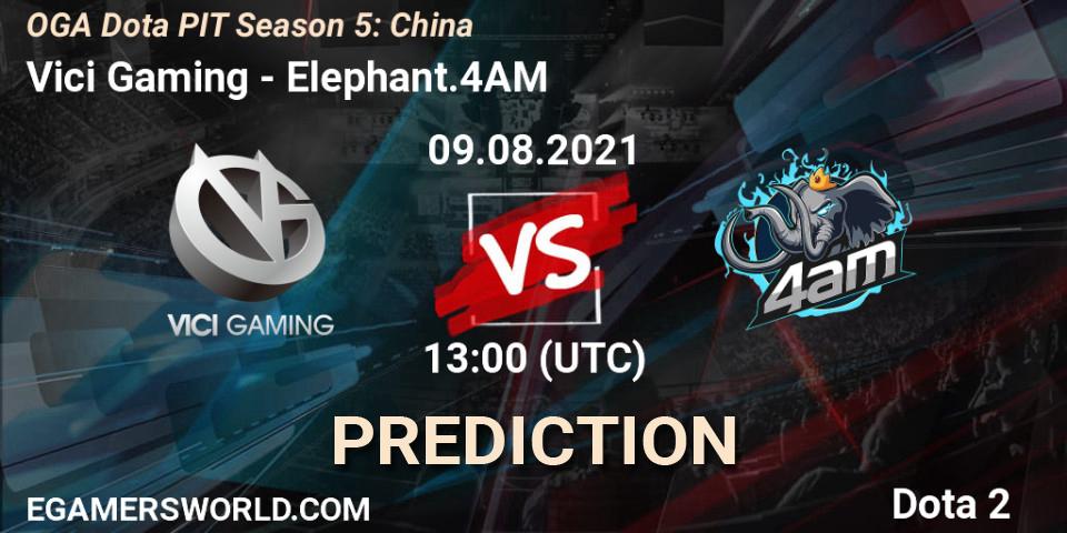 Vici Gaming - Elephant.4AM: ennuste. 09.08.2021 at 12:09, Dota 2, OGA Dota PIT Season 5: China