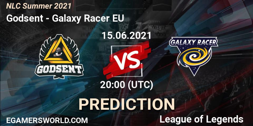Godsent - Galaxy Racer EU: ennuste. 15.06.2021 at 20:00, LoL, NLC Summer 2021