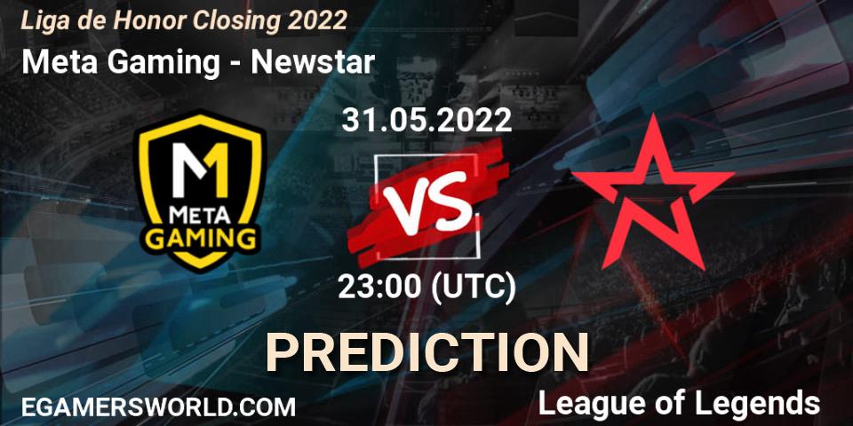 Meta Gaming - Newstar: ennuste. 31.05.2022 at 23:00, LoL, Liga de Honor Closing 2022