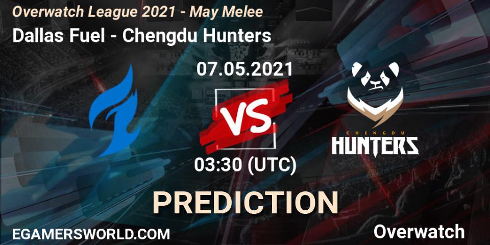 Dallas Fuel - Chengdu Hunters: ennuste. 07.05.2021 at 03:30, Overwatch, Overwatch League 2021 - May Melee