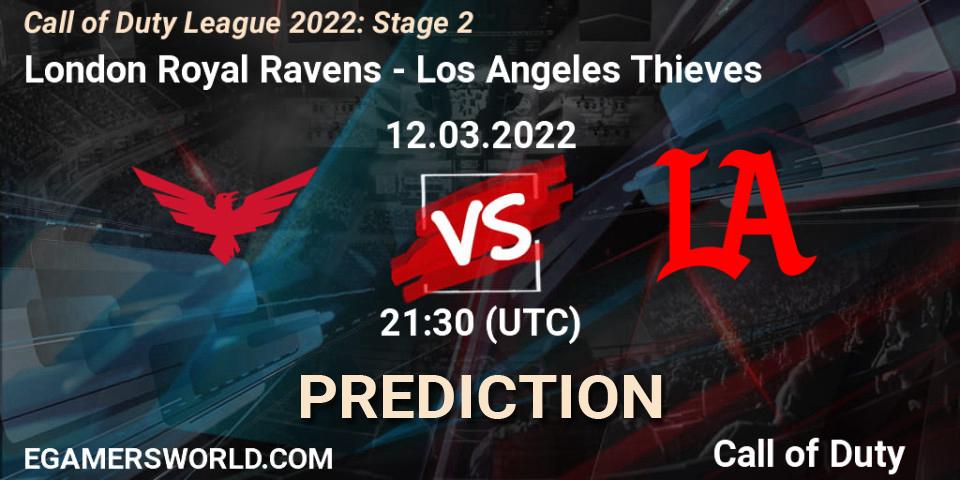 London Royal Ravens - Los Angeles Thieves: ennuste. 12.03.2022 at 21:30, Call of Duty, Call of Duty League 2022: Stage 2