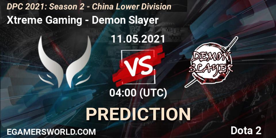 Xtreme Gaming - Demon Slayer: ennuste. 11.05.2021 at 03:56, Dota 2, DPC 2021: Season 2 - China Lower Division