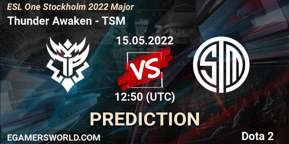 Thunder Awaken - TSM: ennuste. 15.05.22, Dota 2, ESL One Stockholm 2022 Major