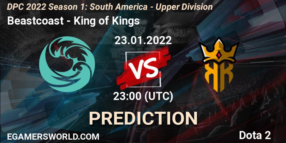 Beastcoast - King of Kings: ennuste. 23.01.2022 at 23:41, Dota 2, DPC 2022 Season 1: South America - Upper Division