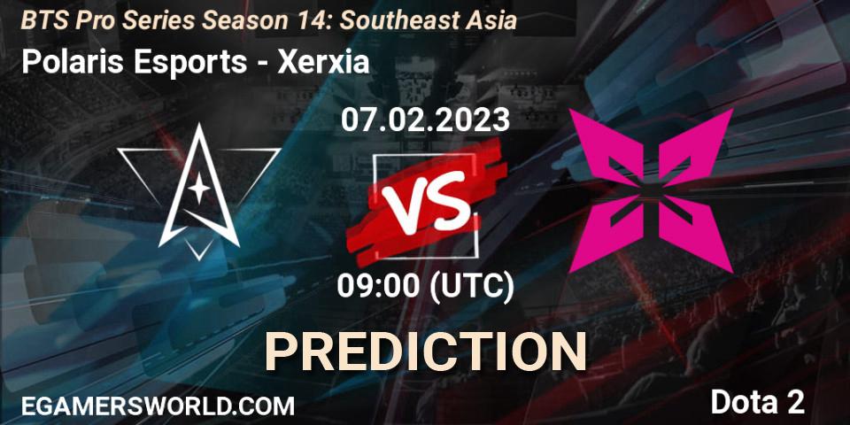 Polaris Esports - Xerxia: ennuste. 04.02.23, Dota 2, BTS Pro Series Season 14: Southeast Asia