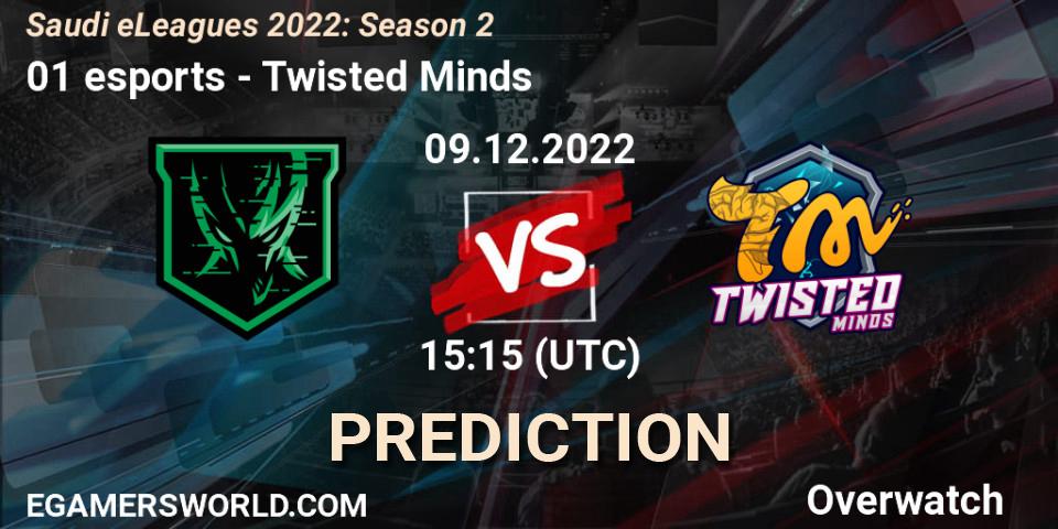 01 esports - Twisted Minds: ennuste. 09.12.22, Overwatch, Saudi eLeagues 2022: Season 2