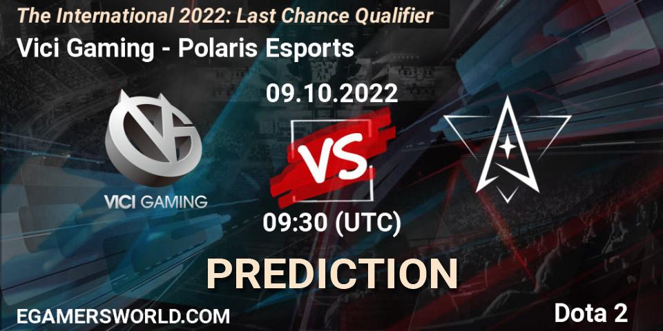 Vici Gaming - Polaris Esports: ennuste. 09.10.22, Dota 2, The International 2022: Last Chance Qualifier