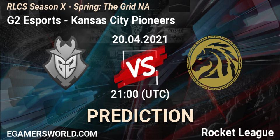 G2 Esports - Kansas City Pioneers: ennuste. 20.04.2021 at 21:00, Rocket League, RLCS Season X - Spring: The Grid NA