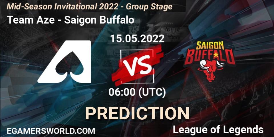 Team Aze - Saigon Buffalo: ennuste. 15.05.2022 at 06:00, LoL, Mid-Season Invitational 2022 - Group Stage