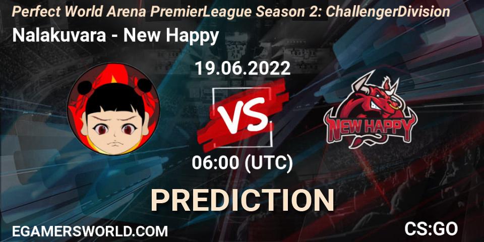 Nalakuvara - New Happy: ennuste. 19.06.2022 at 06:00, Counter-Strike (CS2), Perfect World Arena Premier League Season 2: Challenger Division
