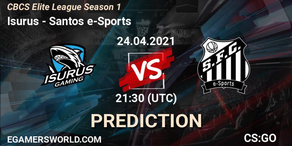 Isurus - Santos e-Sports: ennuste. 24.04.21, CS2 (CS:GO), CBCS Elite League Season 1