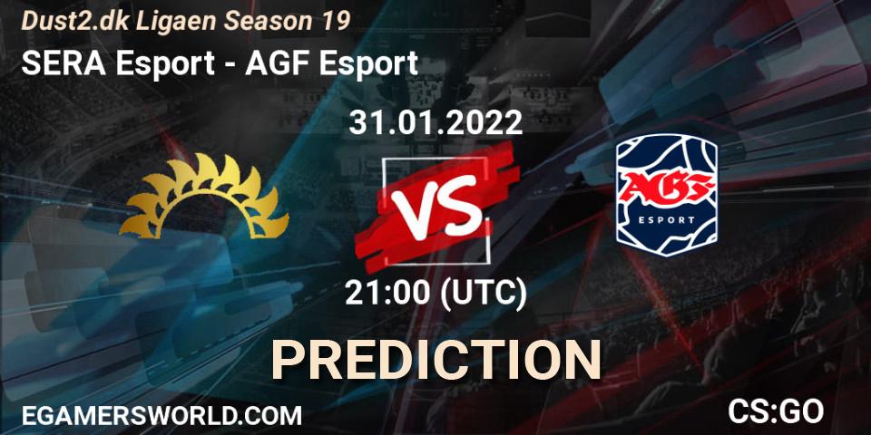 SERA Esport - AGF Esport: ennuste. 31.01.2022 at 21:00, Counter-Strike (CS2), Dust2.dk Ligaen Season 19