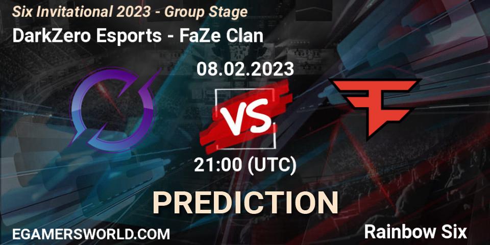 DarkZero Esports - FaZe Clan: ennuste. 08.02.2023 at 21:00, Rainbow Six, Six Invitational 2023 - Group Stage