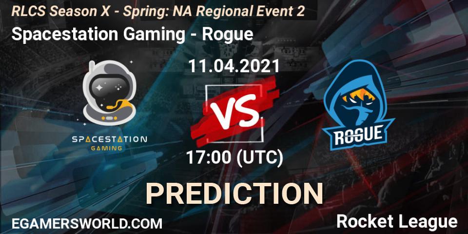 Spacestation Gaming - Rogue: ennuste. 11.04.2021 at 17:00, Rocket League, RLCS Season X - Spring: NA Regional Event 2