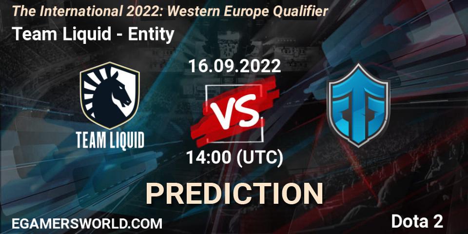 Team Liquid - Entity: ennuste. 16.09.2022 at 16:07, Dota 2, The International 2022: Western Europe Qualifier