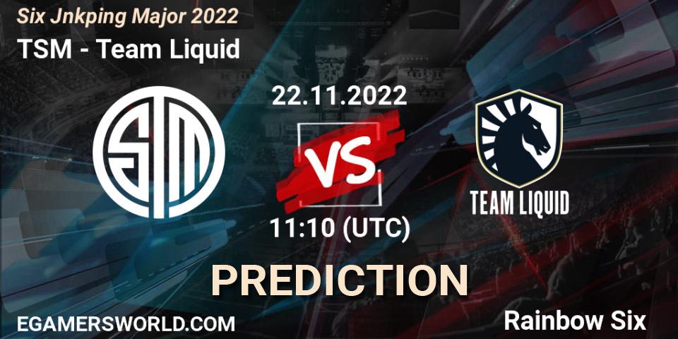 TSM - Team Liquid: ennuste. 23.11.22, Rainbow Six, Six Jönköping Major 2022