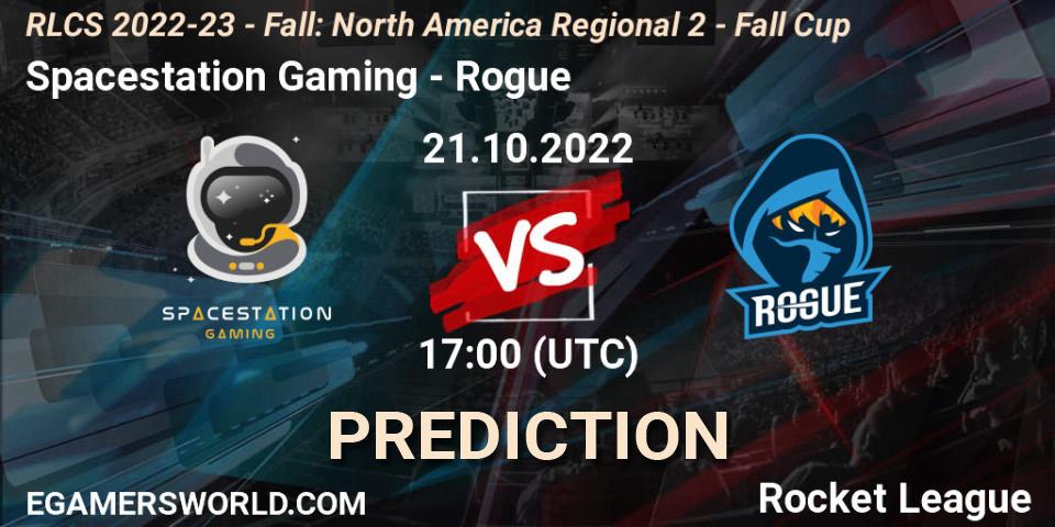 Spacestation Gaming - Rogue: ennuste. 21.10.22, Rocket League, RLCS 2022-23 - Fall: North America Regional 2 - Fall Cup
