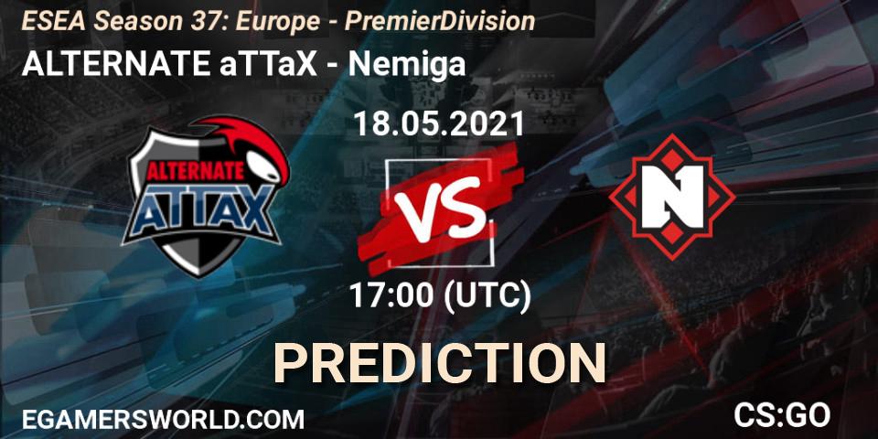 ALTERNATE aTTaX - Nemiga: ennuste. 27.05.2021 at 17:00, Counter-Strike (CS2), ESEA Season 37: Europe - Premier Division