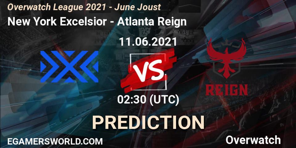 New York Excelsior - Atlanta Reign: ennuste. 11.06.2021 at 02:30, Overwatch, Overwatch League 2021 - June Joust