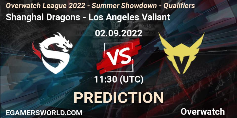 Shanghai Dragons - Los Angeles Valiant: ennuste. 02.09.2022 at 11:30, Overwatch, Overwatch League 2022 - Summer Showdown - Qualifiers