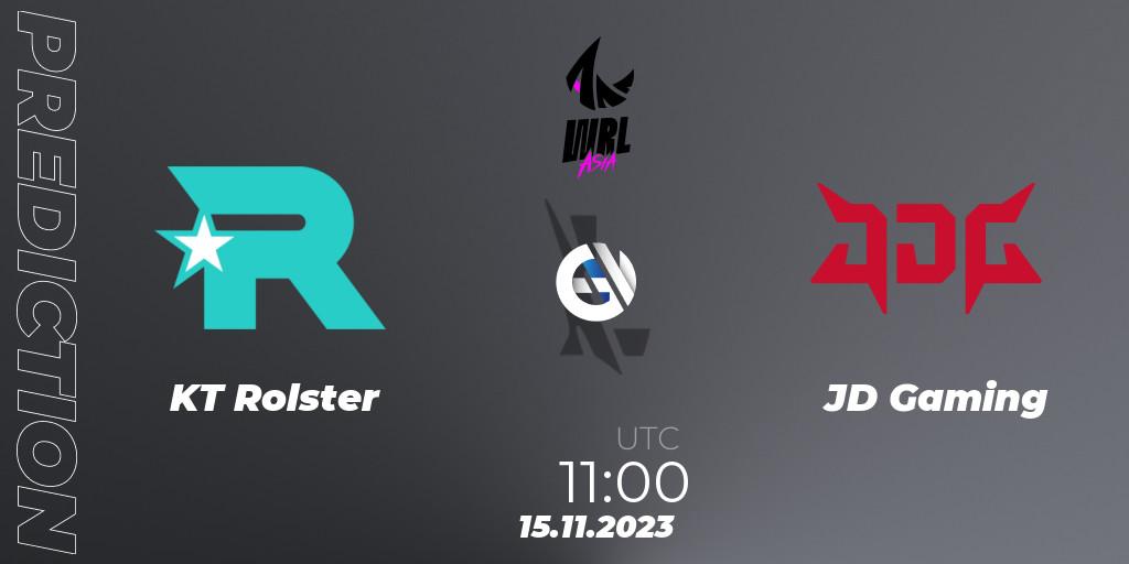 KT Rolster - JD Gaming: ennuste. 15.11.23, Wild Rift, WRL Asia 2023 - Season 2 - Regular Season