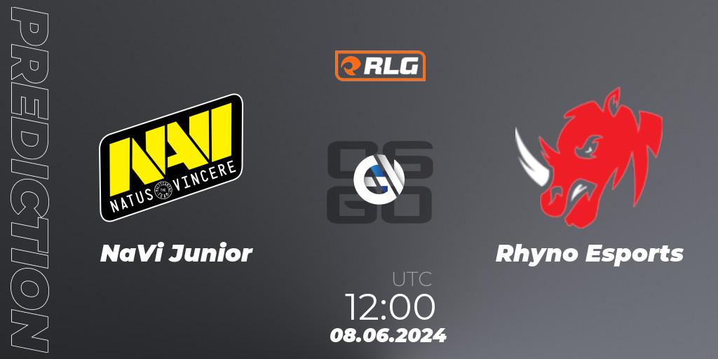 NaVi Junior - Rhyno Esports: ennuste. 08.06.2024 at 12:00, Counter-Strike (CS2), RES European Series #5