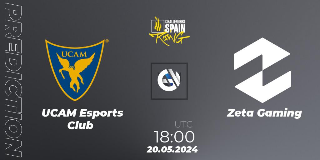 UCAM Esports Club - Zeta Gaming: ennuste. 20.05.2024 at 19:00, VALORANT, VALORANT Challengers 2024 Spain: Rising Split 2