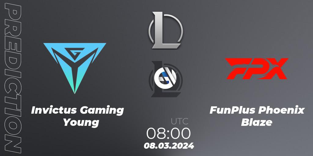 Invictus Gaming Young - FunPlus Phoenix Blaze: ennuste. 08.03.24, LoL, LDL 2024 - Stage 1