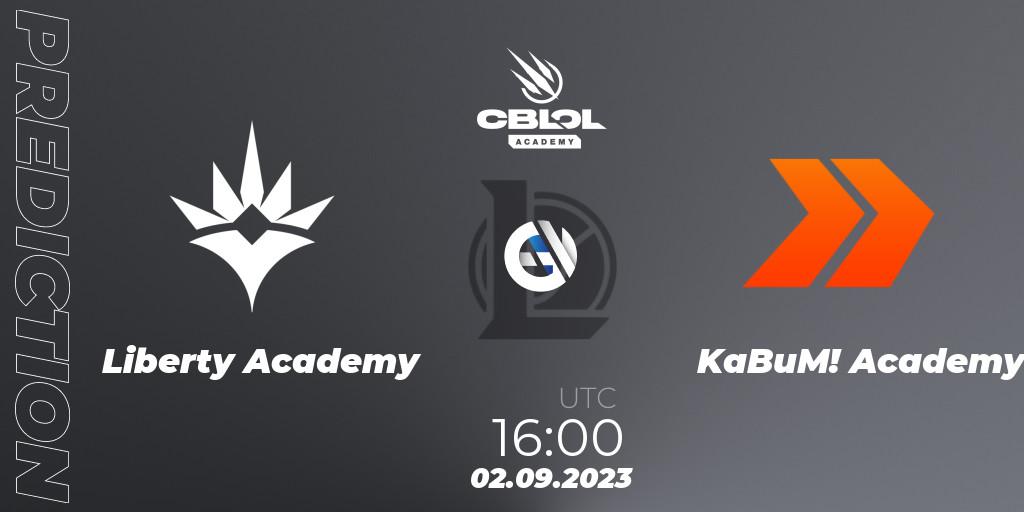 Liberty Academy - KaBuM! Academy: ennuste. 02.09.2023 at 16:00, LoL, CBLOL Academy Split 2 2023 - Playoffs