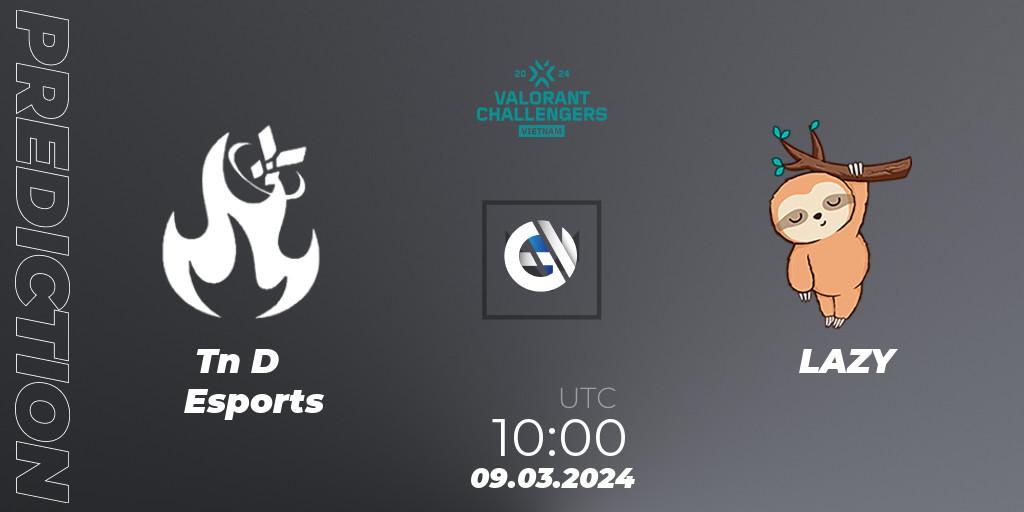 Tàn Dư Esports - LAZY: ennuste. 09.03.2024 at 10:00, VALORANT, VALORANT Challengers 2024 Vietnam: Split 1