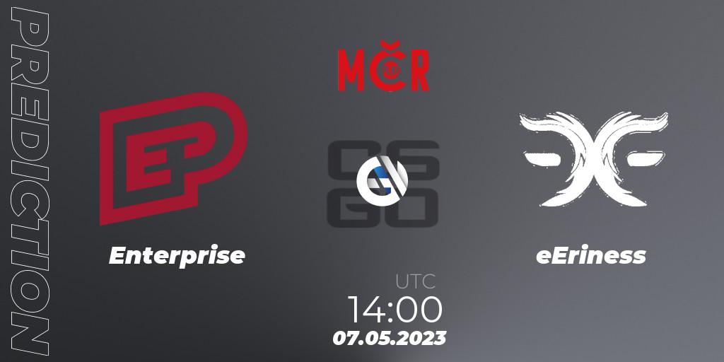 Enterprise - eEriness: ennuste. 07.05.2023 at 14:30, Counter-Strike (CS2), Tipsport Cup Bratislava 2023: Closed Qualifier