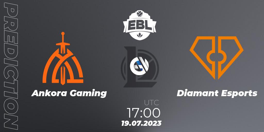 Ankora Gaming - Diamant Esports: ennuste. 19.07.2023 at 17:00, LoL, Esports Balkan League Season 13
