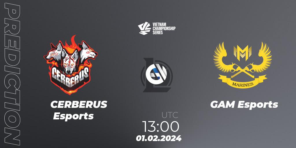 CERBERUS Esports - GAM Esports: ennuste. 01.02.24, LoL, VCS Dawn 2024 - Group Stage