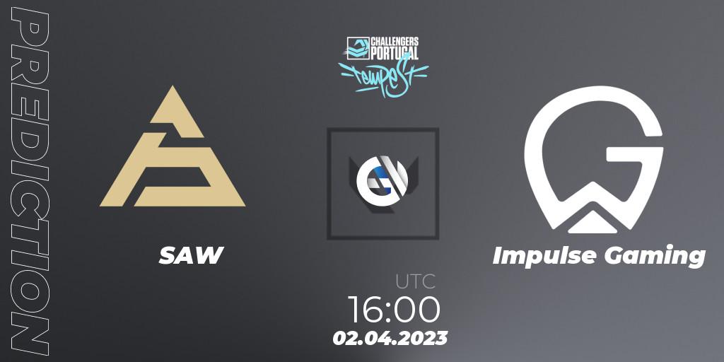 SAW - Impulse Gaming: ennuste. 02.04.23, VALORANT, VALORANT Challengers 2023 Portugal: Tempest Split 2
