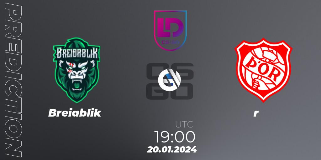 Breiðablik - Þór: ennuste. 20.01.2024 at 19:00, Counter-Strike (CS2), Icelandic Esports League Season 8: Regular Season