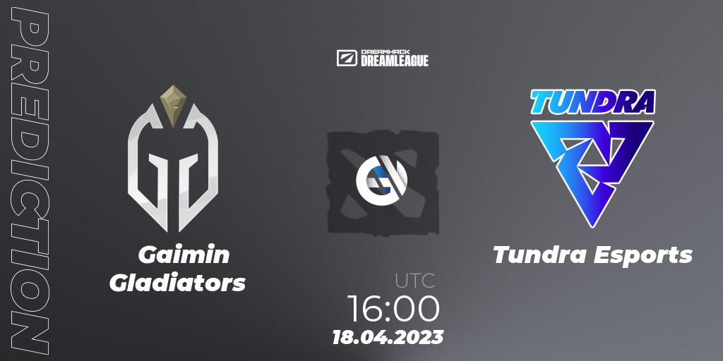 Gaimin Gladiators - Tundra Esports: ennuste. 18.04.23, Dota 2, DreamLeague Season 19 - Group Stage 2