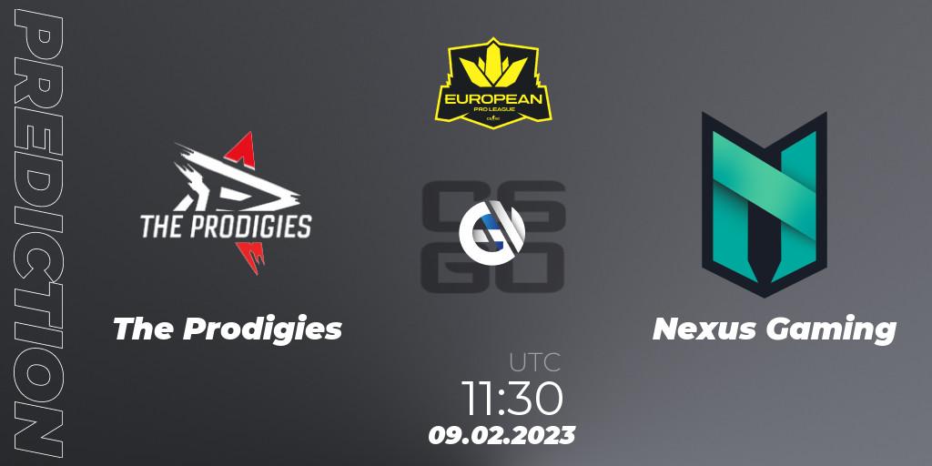 The Prodigies - Nexus Gaming: ennuste. 09.02.23, CS2 (CS:GO), European Pro League Season 6: Division 2