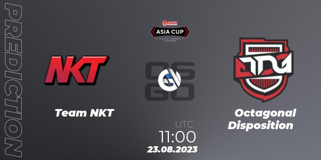 Team NKT - Octagonal Disposition: ennuste. 23.08.23, CS2 (CS:GO), 5E Arena Asia Cup Fall 2023: Closed Qualifier