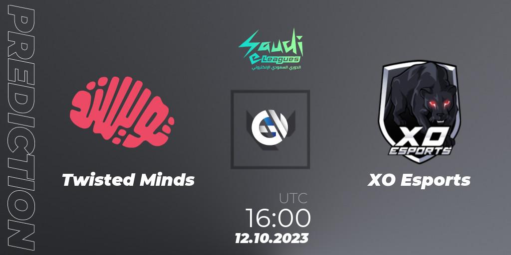 Twisted Minds - XO Esports: ennuste. 12.10.2023 at 16:00, VALORANT, Saudi eLeague 2023: Season 2